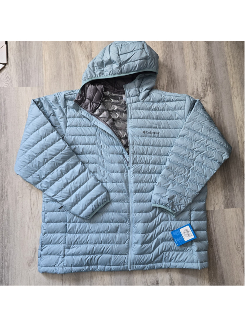 Mens Columbia Woodrose Crest 650 DOWN & OMNI HEAT Hooded Puffer JACKET Sz XXL